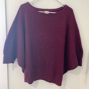 Chico's Purple knit sweater